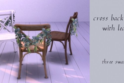 Winter night dining set by Pocci at Garden Breeze Sims 4
