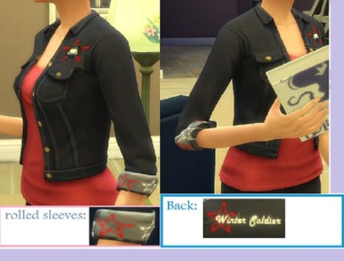 Winter Soldier Denim Jacket Bundle