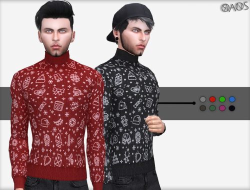 Winter Turtleneck Sweater