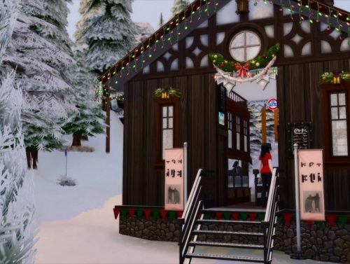 Winter Vacancy Domaine of Mont Rope Entry by tsukasa31 at Mod The Sims