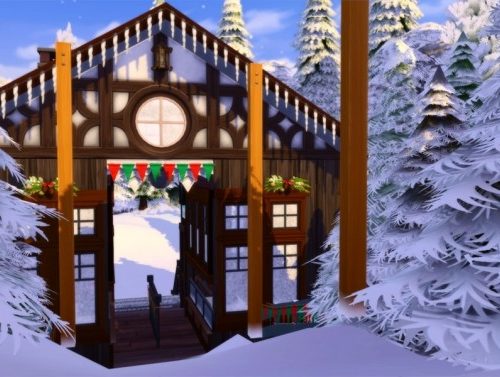 Winter Vacancy Domaine of Mont Rope Slopes by tsukasa31 at Mod The Sims