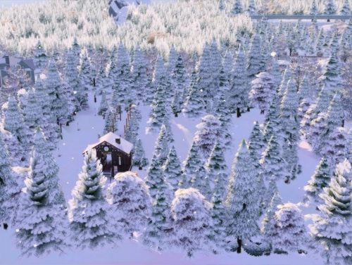 Winter Vacancy Domaine of Mont Rope Slopes by tsukasa31 at Mod The Sims