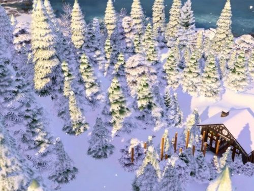 Winter Vacancy Domaine of Mont Rope Slopes by tsukasa31 at Mod The Sims