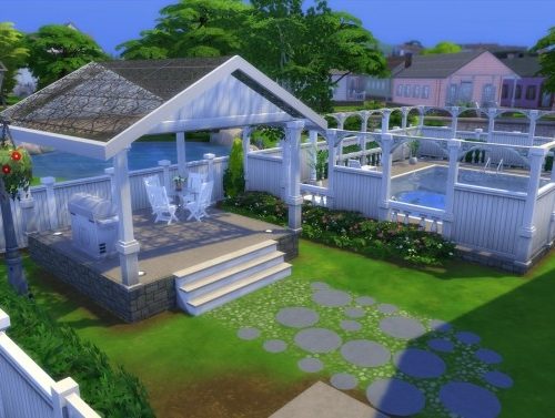 Wisteria Lane Part Two Four Houses by CarlDillynson at Mod The Sims
