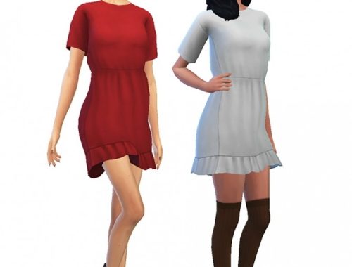 Witch wardrobe: frill detail dress by Christina at Sulsulhun
