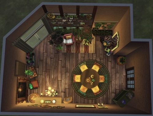 Witches’ Dining Room Using the Pufferhead Stuff at GravySims