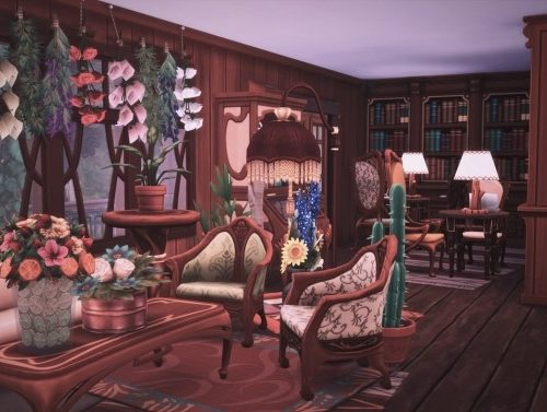 Witchy Cafe | Rebuilding Glimmerbrook at GravySims
