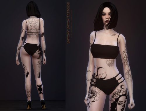 Witchy Witch tattoos | Simblreen 2020