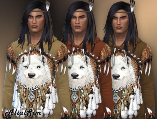 Wolf Sweater at Alial Sim