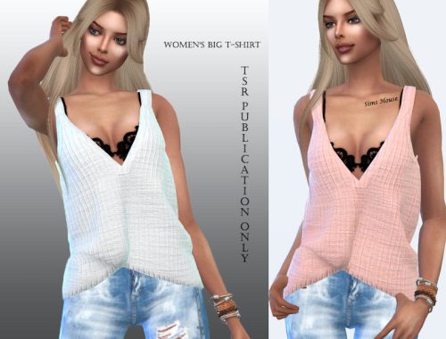 Women's big T-shirt