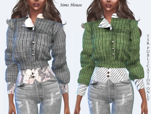 Women's knitted cardigan