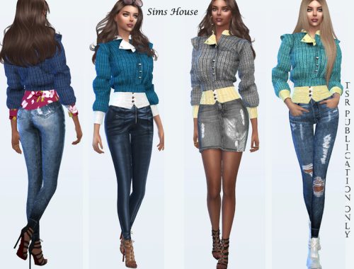 Women's knitted cardigan