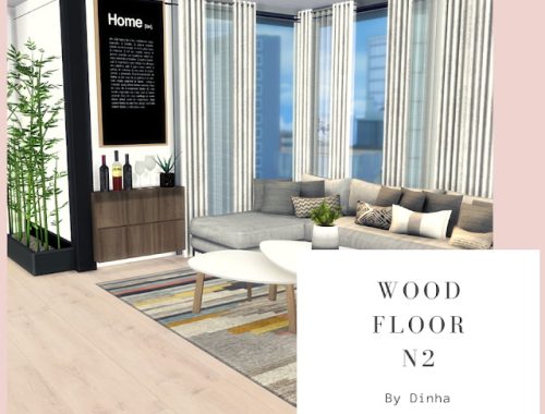 Wood Floor N2 at Dinha Gamer