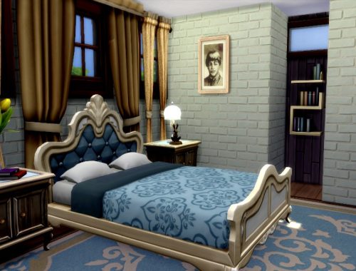 Wood house with modern inside
