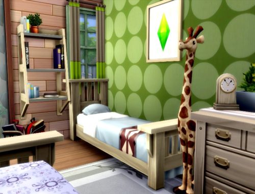 Wood house with modern inside
