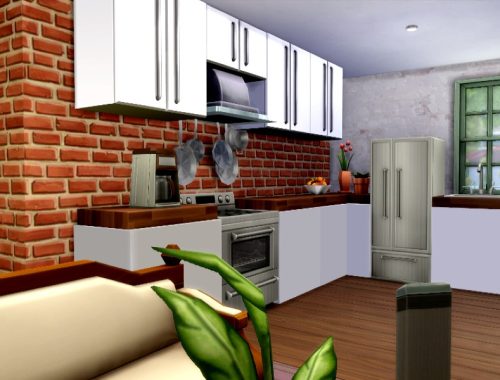 Wood house with modern inside