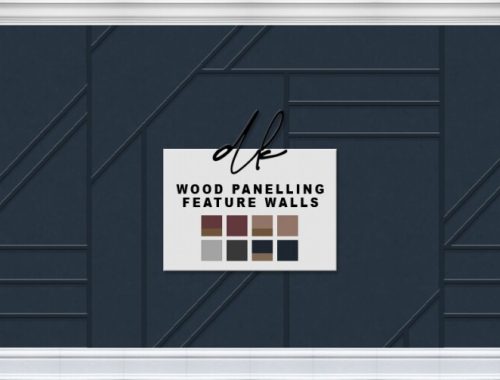 Wood Panelling Feature Walls Set at DK SIMS