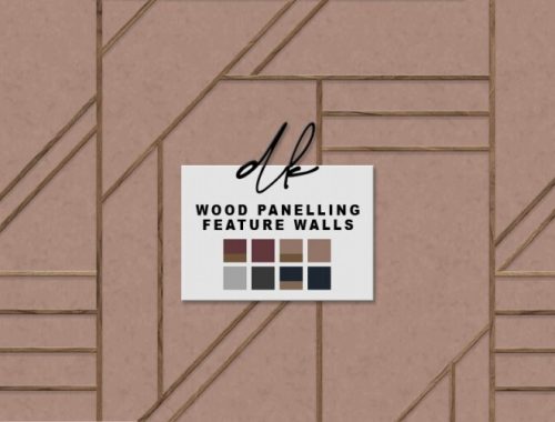 Wood Panelling Feature Walls Set at DK SIMS