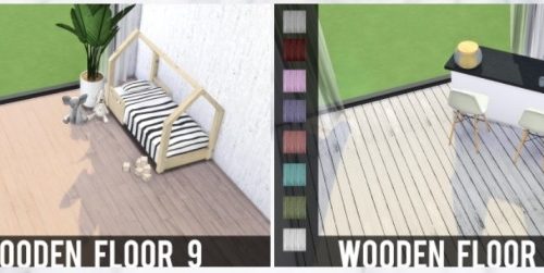 WOODEN FLOOR at MODELSIMS4