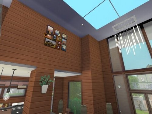 Wooden Modern House by xperimental.sim