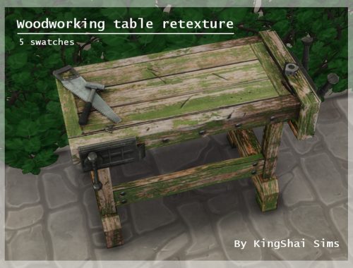 Woodworking Table Retexture