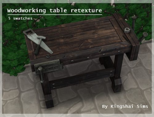 Woodworking Table Retexture