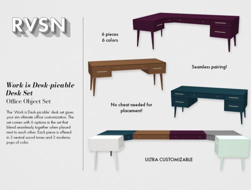 Work is Desk-picable Office Set