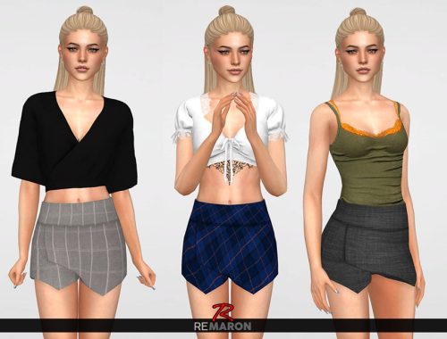 Work Shorts Skirt for Women 01