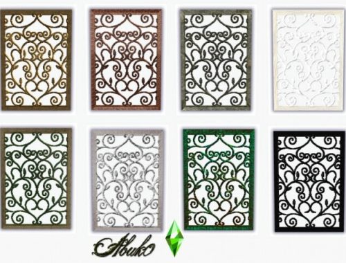 Wrought Iron Bed’s and Window’s & Window + Door at Abuk0 Sims4