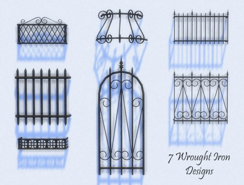 Wrought Iron Window Decor