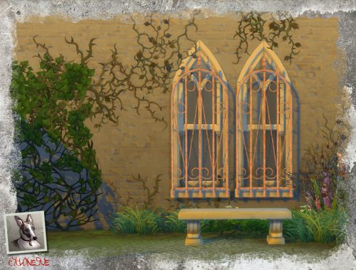 Wrought Iron Window Decor