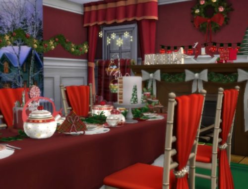 X-mas Diningroom by Oldbox at All 4 Sims