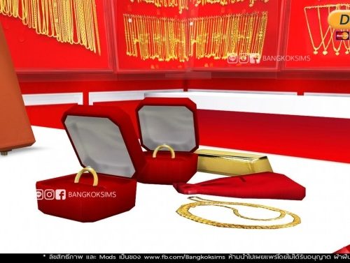 Yaowarat Gold Shop in Thailand (P) at BangkokSims