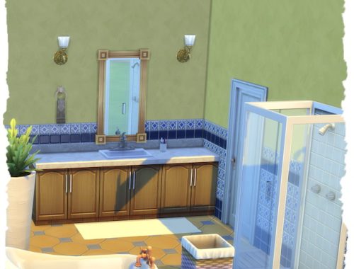 Yellow Rose Villa by Chalipo at All 4 Sims