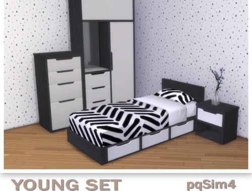 Young Bedroom Set at pqSims4
