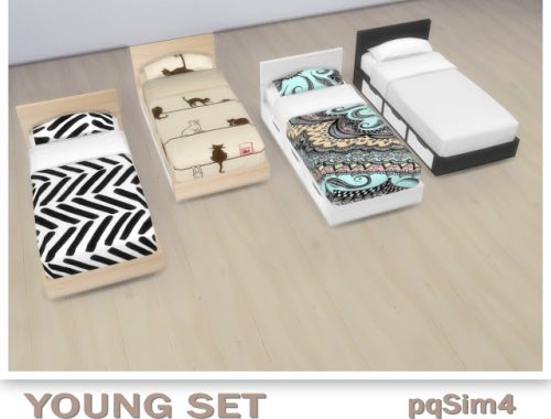 Young Bedroom Set at pqSims4