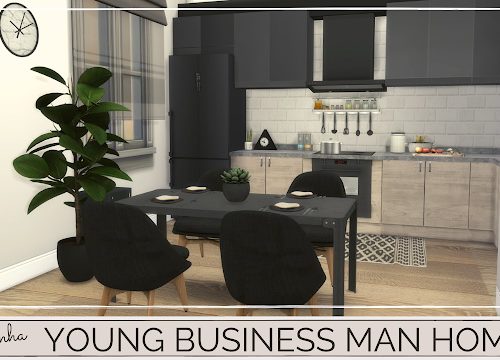 YOUNG BUSINESS MAN HOME at Dinha Gamer