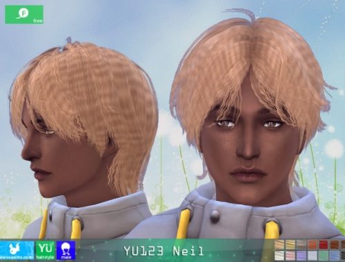 YU123 Neil hair M at Newsea Sims 4