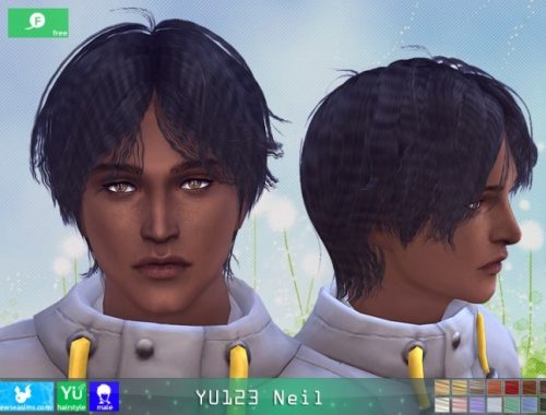 YU123 Neil hair M at Newsea Sims 4