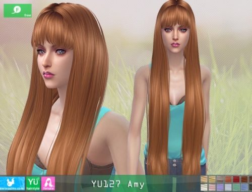 YU127 Amy hairstyle at Newsea Sims 4