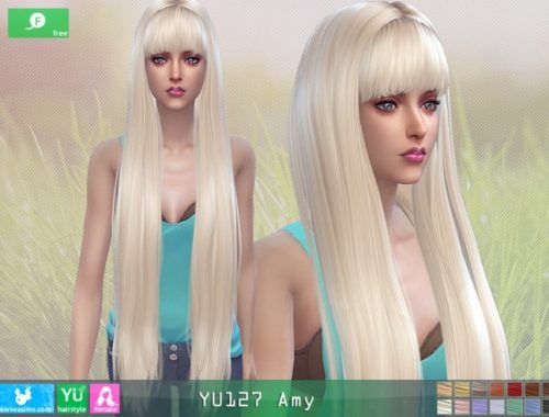 YU127 Amy hairstyle at Newsea Sims 4
