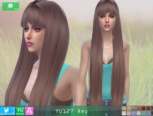 YU127 Amy hairstyle at Newsea Sims 4