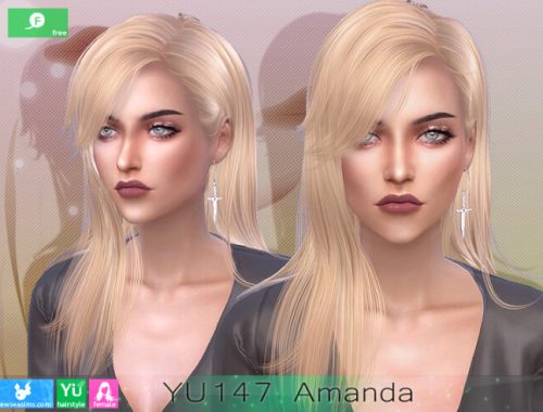YU147 Amanda hair at Newsea Sims 4