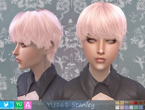 YU161 Stanley hair F (P) at Newsea Sims 4