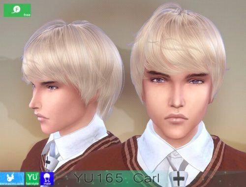 YU165 Carl hair for males at Newsea Sims 4