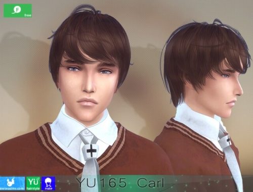 YU165 Carl hair for males at Newsea Sims 4