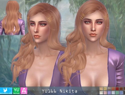 YU166 NIKITA hair (P) at Newsea Sims 4