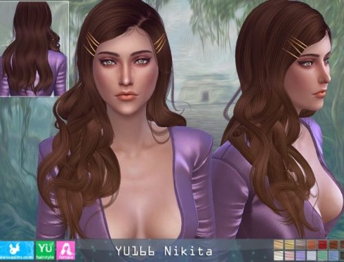 YU166 NIKITA hair (P) at Newsea Sims 4
