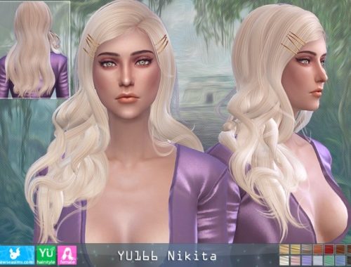 YU166 NIKITA hair (P) at Newsea Sims 4
