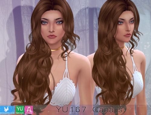 YU167 Canalis hair () at Newsea Sims 4